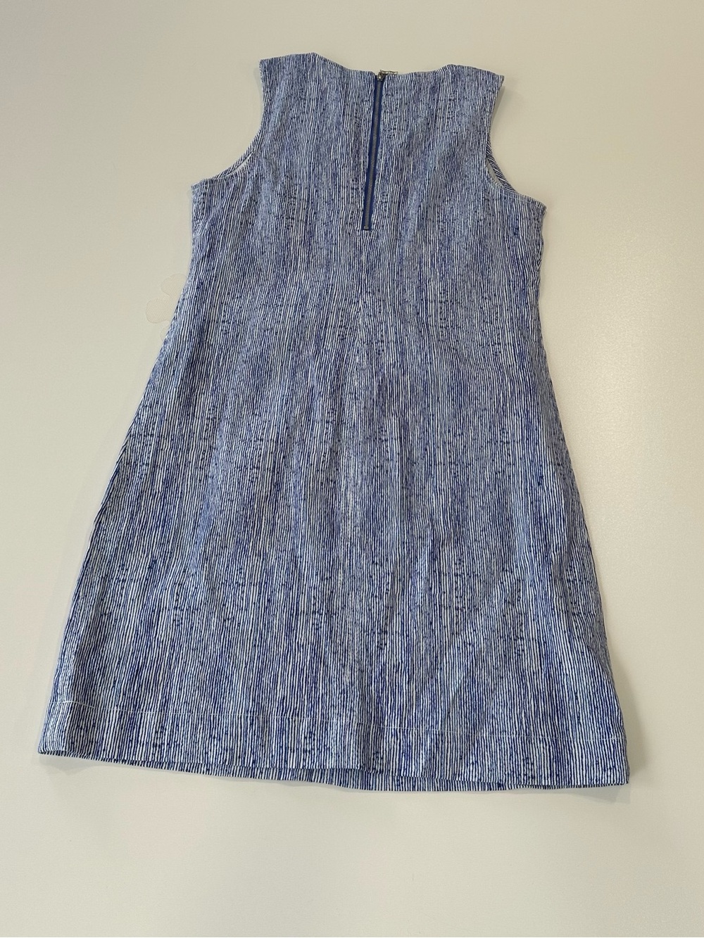Tommy Bahama Palm-A-Dora Shimmer Bay Sheath Dress Linen Blend Size XS White Blue - Picture 9 of 11